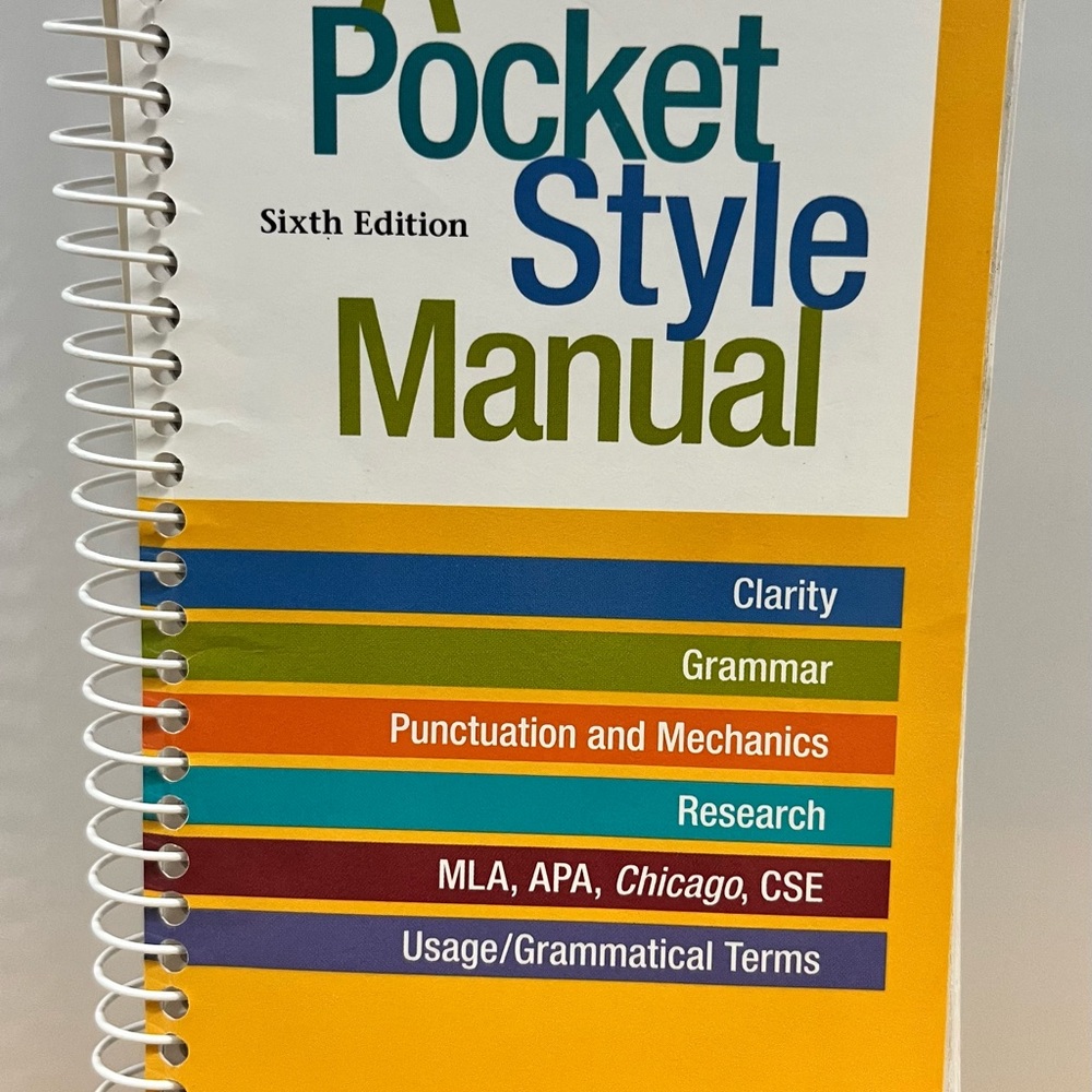 Pocket Style Manual Sixth Edition